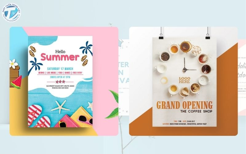 Poster là một loại ấn phẩm đồ họa được thiết kế nhằm truyền tải thông điệp, quảng bá sản phẩm, dịch vụ